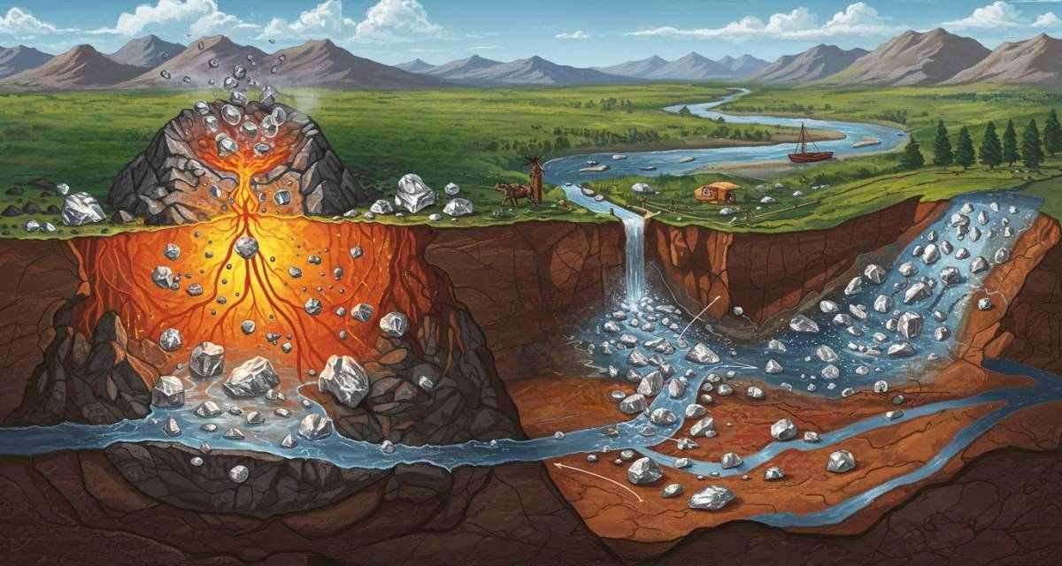 A Gênese Geológica Onde Nasce a Prata